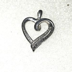 Heart pendant sterling silver